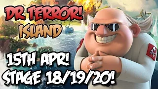 Boom Beach - Terror STAGE 18/19 & 20! TAKEDOWN! High Level Dr. Terror Gameplay