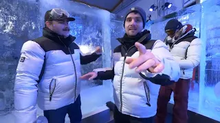 4 !!! COUCHES DE GLACE CHALLENGE on s'évade de notre prison en glace 🧊