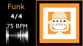 Funk Drum Loop - 75 BPM