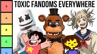 Ranking every Fandom based on how Toxic they are...