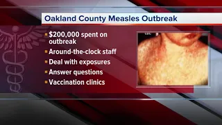 Measles outbreak cost Oakland County $200,000