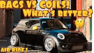 *Air Suspension Vs. Coilovers!* (Bags Vs. Coils) The BEST Way To Lower Your Car!