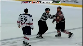 Macon Mayhem V Birmingham Bulls line brawl 12/2/2022