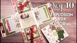 12 Days Of Christmas //Day 10: Explosion Box Tutorial