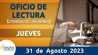 Oficio de Lectura de hoy Jueves 31 Agosto de 2023 l Padre Carlos Yepes l  Católica l Dios