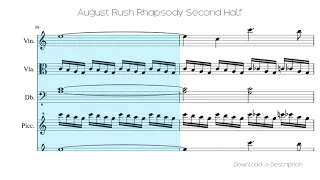 🎶 August Rush Rhapsody Second Half 🎸🎸