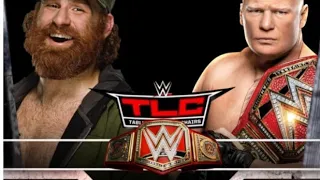 WWE2K20-TLC-Brock lesnar vs sami zayn(universal championship)