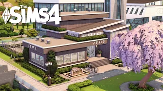 📚 Foxbury University Commons | Sims 4 Stop Motion Build | NO CC