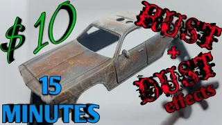 EASY RUST + DUST EFFECT | $10/15 MINUTES! | LET'S TALK EP3