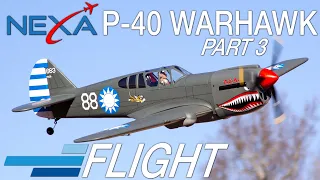 Flying the Nexa P-40 Warhawk 61.8" (1570mm) Balsa ARF - Part 3 - Motion RC
