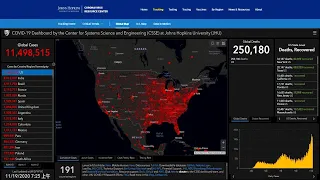 U.S. COVID-19 deaths surpass 250,000: Johns Hopkins University