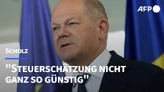 Scholz findet prekäre Haushaltslage wenig überraschend | AFP