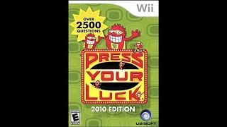 Press Your Luck 2010 Edition Wii Game 1 (Sunday 2-13-2022)