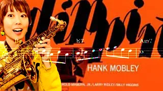 【アドリブ練習】フレーズ紹介！！Hank Mobley/Recado Bossa Novaよりコンディミを用いたゴリゴリなフレーズ！！🎷完璧すぎて美しい・・・( ；∀；)