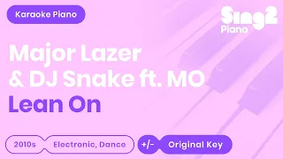 Lean On - Major Lazer, MØ, DJ Snake (Karaoke Piano)