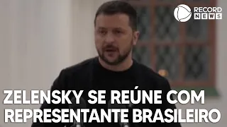 Zelensky se reúne com representante brasileiro