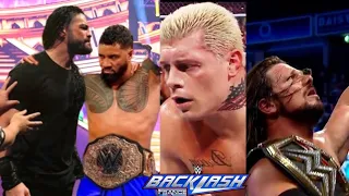 WWE Backlash 2024 WINNERS SURPRISES & Full Results|Roman Helps Jey|Styles Wins WWE Title|Cody Lost