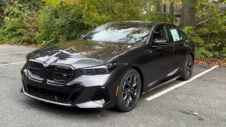 THE NEW 2024 BMW i5 M60 in Dark Graphite