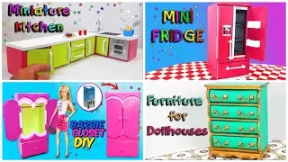 4 MINIATURE CRAFTS for DOLLHOUSE BARBIE doll - Mr. DIY