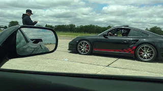 1/2 Mile - C7 ZO6 vs Porsche 911 Turbo