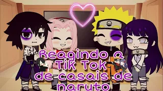 •Reagindo a Tik Tok• (Casais de Naruto) ~Naruhina e Sasusaku~ mil de inscritos✨✨