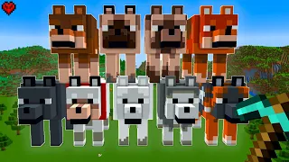 I Built Every Hecking Dog in Minecraft
