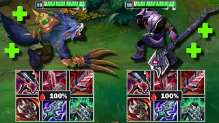 %100 LIFESTEAL WARWICK vs %100 LIFESTEAL NASUS FIGHTS & Best Moments!