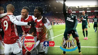 ARSENAL 2 V 0 NEWCASTLE FA CUP LIVESTREAM HD | EMILE SMITH ROWE GOAL | AUBAMEYANG GOAL VS NEWCASTLE