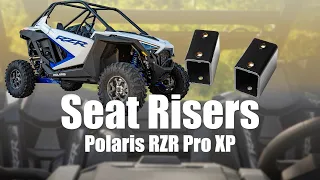 How to install SuperATV Seat Risers in Polaris RZR Pro XP