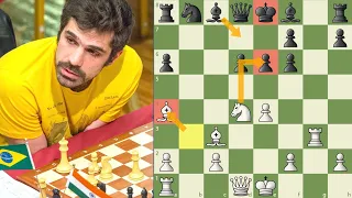 A partida imortal do GM Krikor || #xadrez || Mekhitarian, Krikor Sevag x Gattass, Allan (2006)