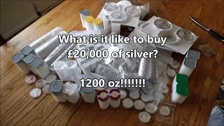 I bought £20,000 of Silver (1200 oz's) from The European Mint...WOW!