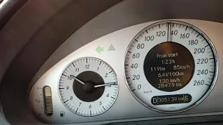 W211 2008 E320 overtaking & fuel consumption