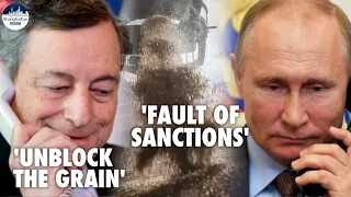 Russia's Putin tells Italy's Draghi that ports are blocked because they've been mined by Ukraine