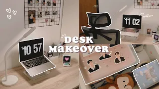 clean with me : re-organizing my desk! ✨ // lention laptop stand & new ergonomic chair