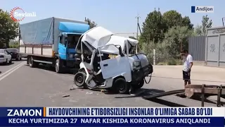 Haydovchining e'tiborsizligi insonlar o'limiga sabab bo'ldi