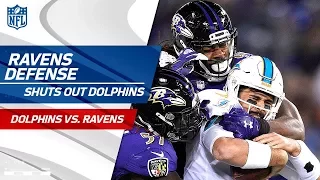 Baltimore's D Gets the Shutout w/ 2 INTs, 2 TDs & 3 Sacks! | Dolphins vs. Ravens | Wk 8 Player HLs