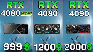 RTX 4080 SUPER VS RTX 4080 vs RTX 4090 - Waste of Sand ?