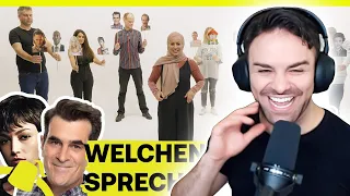 Synchronsprecher reagiert auf Errate die Synchronsprecher