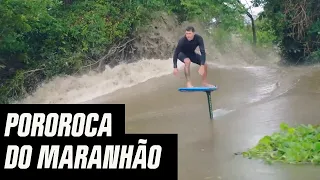 Pato Teixeira SURFANDO de FOIL na POROROCA! | Revolução do Foil | Canal OFF