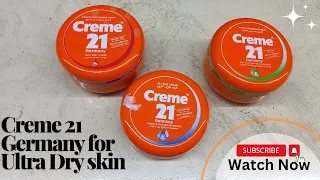 Creme 21 Germany moisturiser ||How To use || Best Winter moisturiser For Dry Skin #creme21