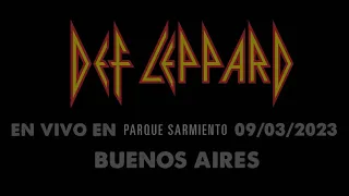 DEF LEPPARD - "Take What You Want" - 09/03/2023 - Parque Sarmiento, Buenos Aires