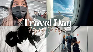 TRAVEL DAY VLOG | Airport Essentials, Pack With Me, Flying To NYC! Travel Tips, & More!