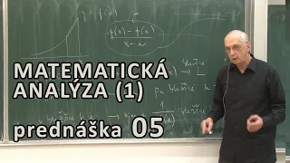 Matematická Analýza 1 - Vety o spojitosti funkcií | Prednáška 5 ( Zbyněk Kubáček )