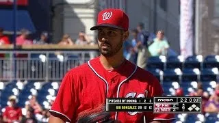 PHI@WSH: Gio fans three over six strong innings