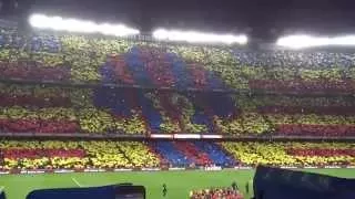 【FCバルセロナ観戦】2015年3月エル・クラシコ  [El Clasico at Camp Nou (March 2015)]　イニエスタ出場