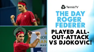 The Day Roger Federer Went All-Out-Attack vs Djokovic In Shanghai! 🥵