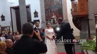 Gerson Galván canta en la boda de Juan Ramón y Mari Pino JÚRAME 11/10/2014