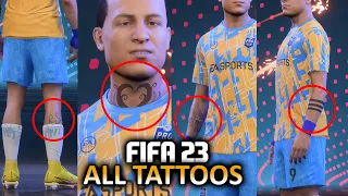 FIFA 23 ALL TATTOOS FOR CUSTOM PLAYERS