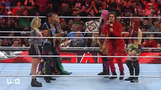 Wwe Raw Bayley, IYO SKY, Dakota Kai, Alexa Bliss, Asuka, & Bianca Belair brawl | August 8, 2022