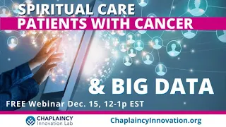 Spiritual Care for Patients with Cancer: What We Can Learn from Big Data